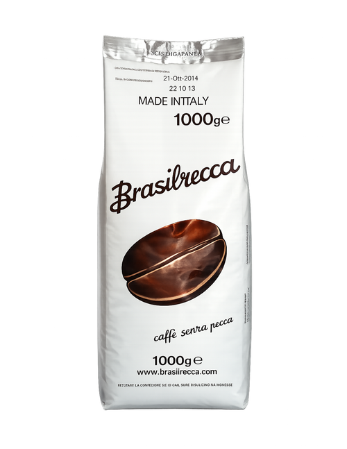 Brasilrecca Bianca White – kawa ziarnista 1 kg, opakowanie