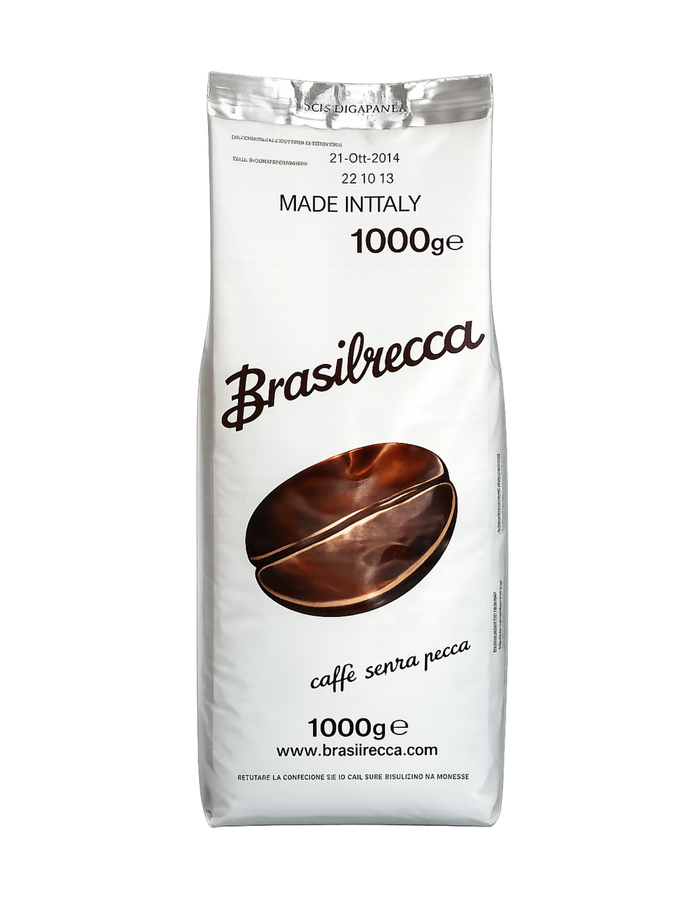 Brasilrecca Bianca White – kawa ziarnista 1 kg, opakowanie