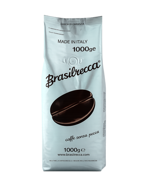 Brasilrecca Platinum Silver – kawa ziarnista 1 kg, opakowanie